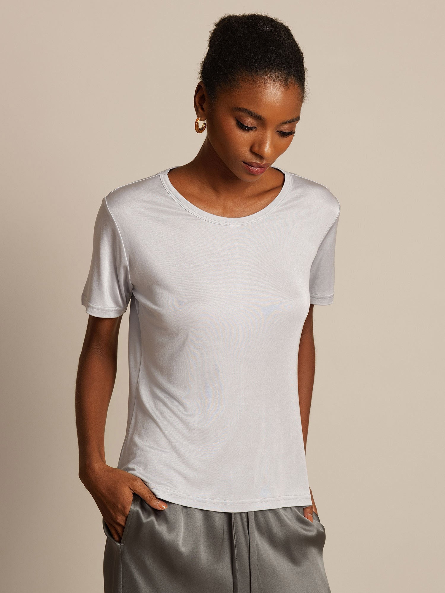 [Hopea] SilkSilky-FI Womens T-Shirt 003,