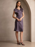 SilkSilky-FI Dress Purppuranharmaa 004