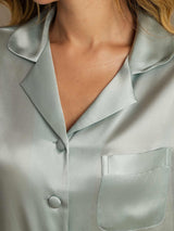 [Vaaleansininen] SilkSilky-FI Womens Pajamas 007,
