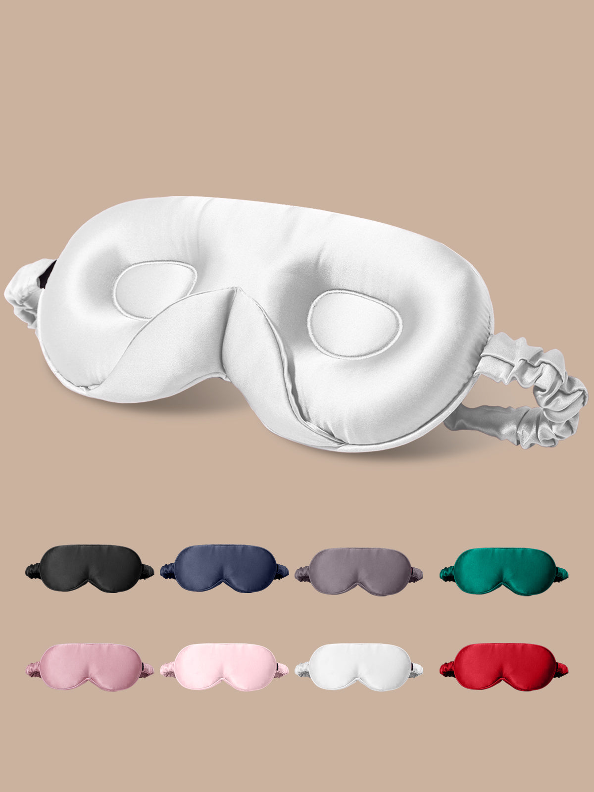 [Vaalean Harmaa] SilkSilky-FI Eye Mask 001