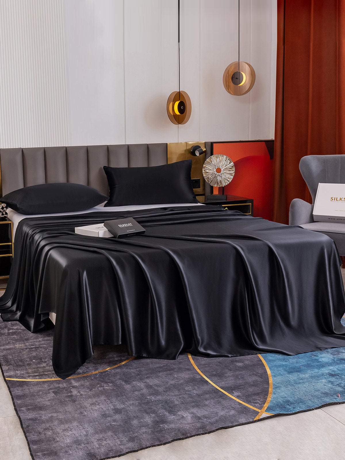 [Musta] SilkSilky-FI 19Momme Bedding Set 003