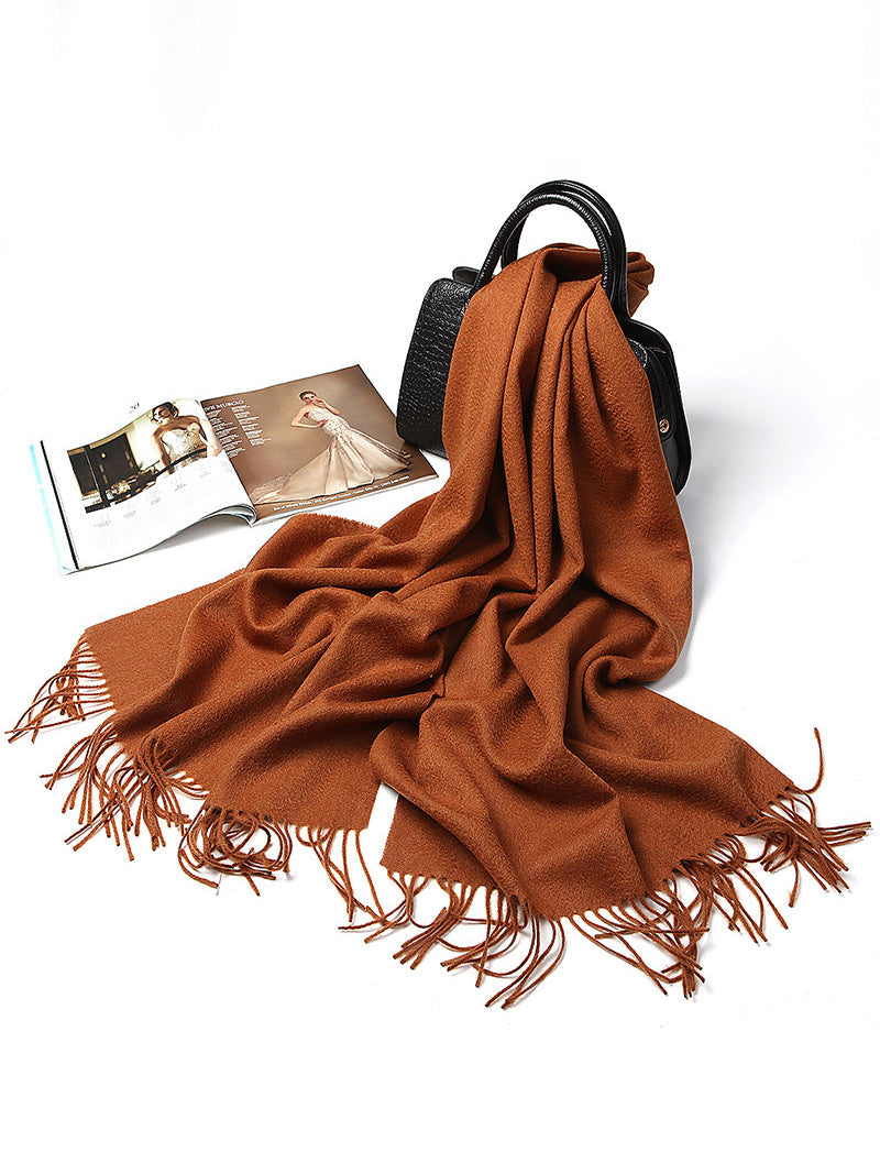 [Ruskea] SilkSilky-FI Scarf 005