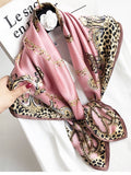 SilkSilky FI Pure Silk Scarf Leopardi 001