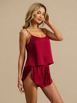 [Viini] SilkSilky-FI Spaghetti Strap Camisole Setti 001