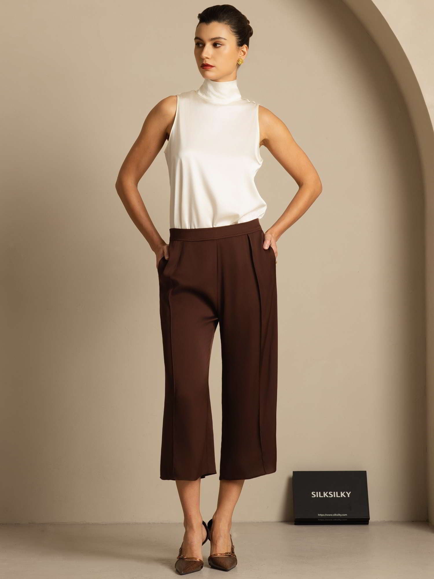 [Norsunluu] SilkSilky-FI 19Momme Blouse 010