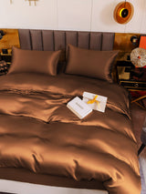 [Kahvi] SilkSilky-FI 19Momme Bedding Set 006
