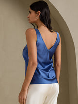 [Aito Petrooli] SilkSilky-FI Sleeveless V Neck Camisole Top 002