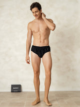 [Musta] SilkSilky-FI Mens Underwear 003