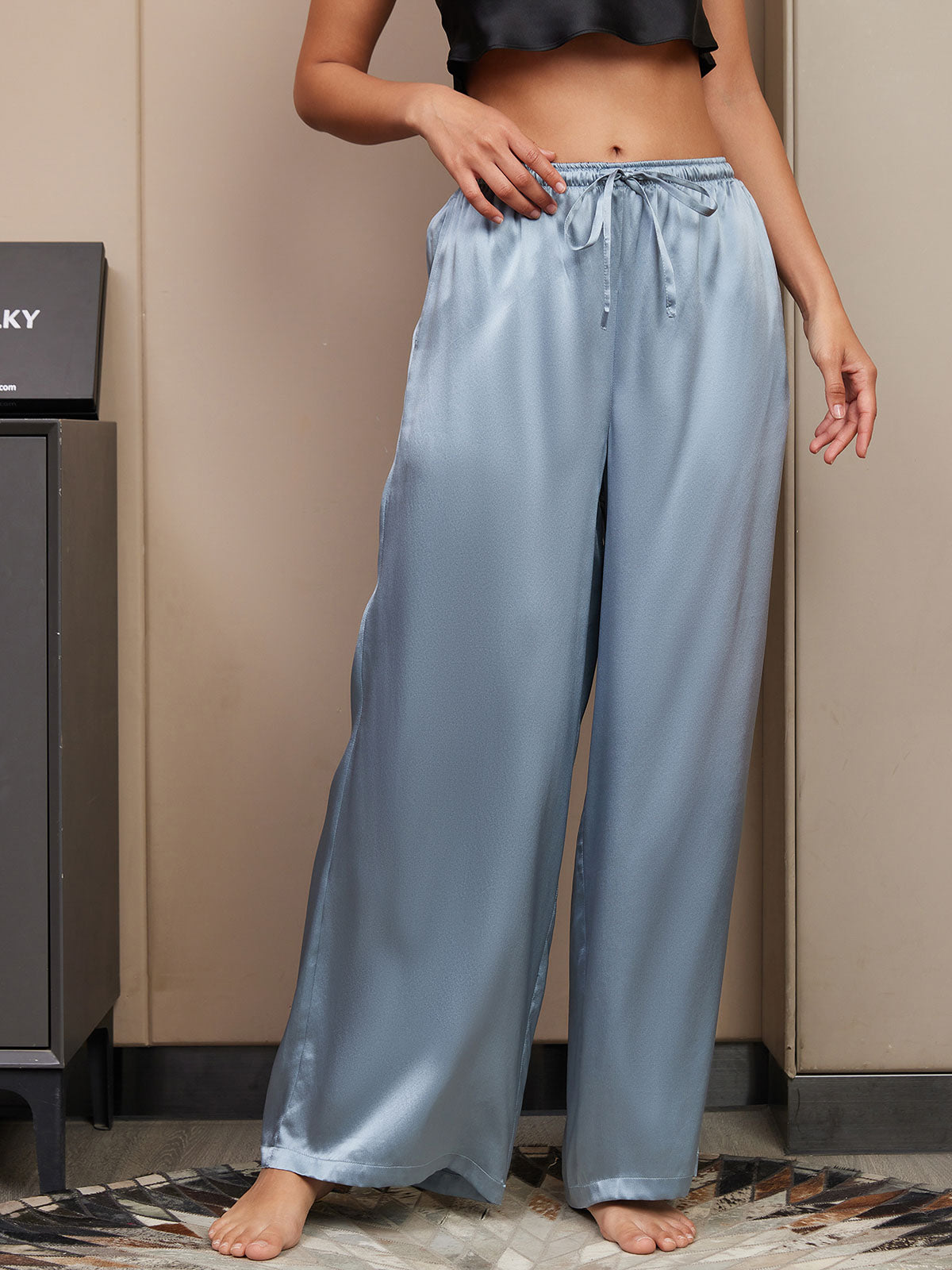 [Harmaansininen] SilkSilky-FI Womens Pants 003