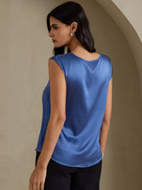 [Aito Petrooli] SilkSilky-FI Cap Sleeve Round Neck Naisten T-paita 002