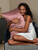 [Vaalean Mauve] SilkSilky-FI 30Momme Pure Silk Pillowcase 002