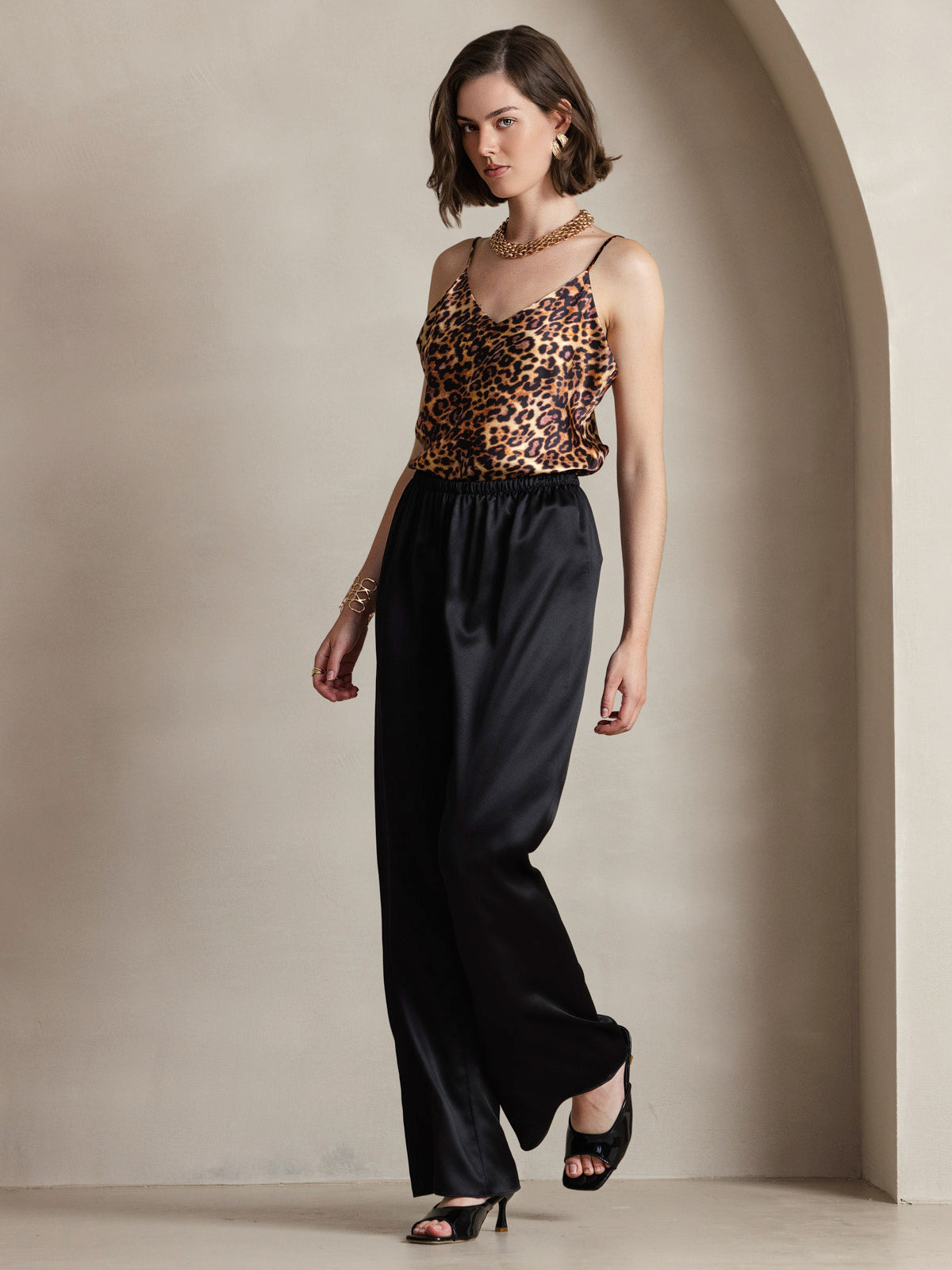 [Leopardi] SilkSilky-FI Camisoles 004
