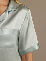 [Vaaleansininen] SilkSilky-FI Womens Pajamas 008,