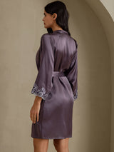 [Purppuranharmaa] SilkSilky-FI 3/4 Sleeve Naisten Aamutakki 002