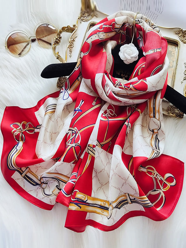 [P022] SilkSilky-FI Pure Silk Scarf 001