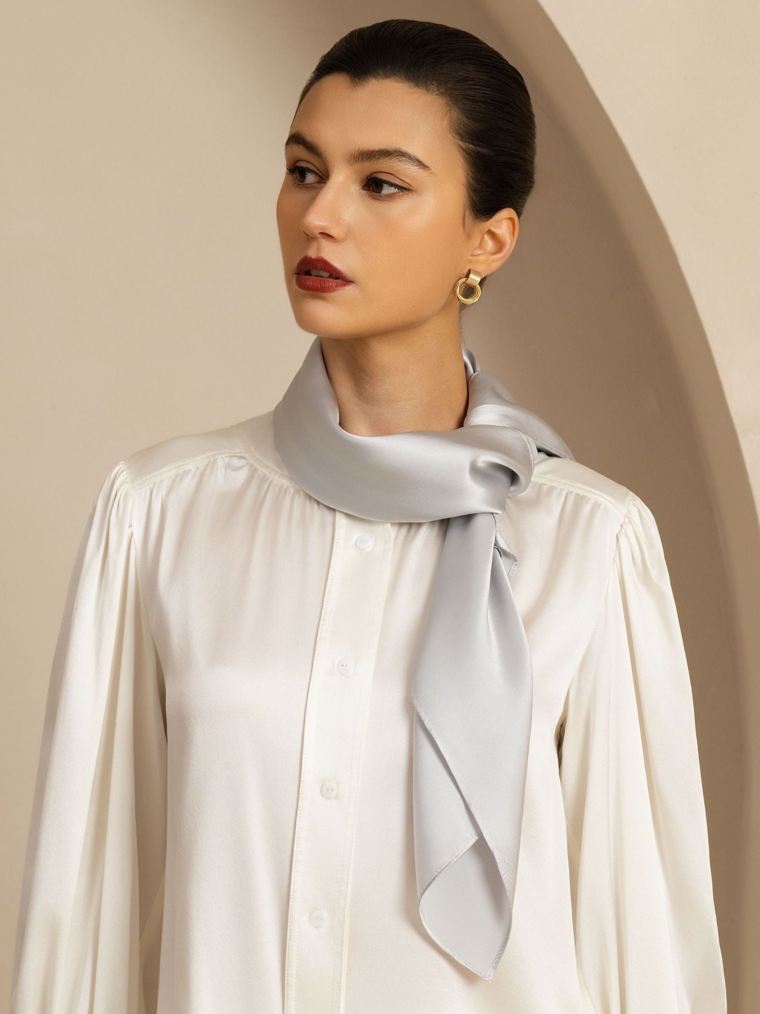 [VaaleanHarmaa] SilkSilky-FI Silkki Scarf 002