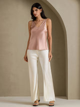 [Toscana] SilkSilky-FI Sleeveless V Neck Camisole Top 005