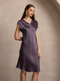 SilkSilky-FI Nightgown Purppuranharmaa 006