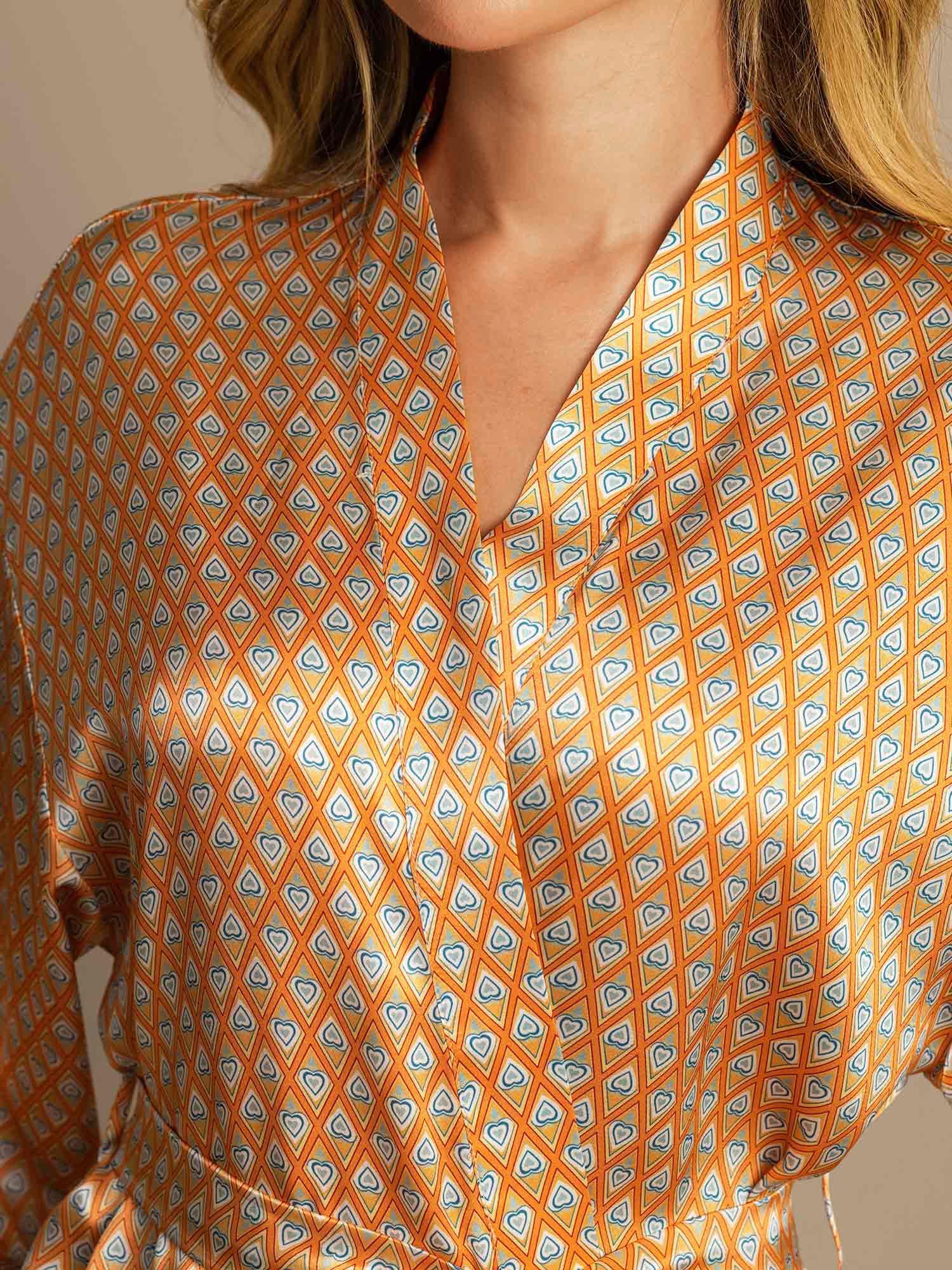 [Kukka] SilkSilky-FI Womens Robe 008,