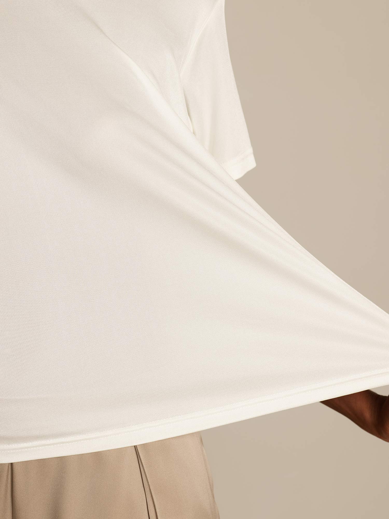 [Valkoinen] SilkSilky-FI Womens T-Shirt 005