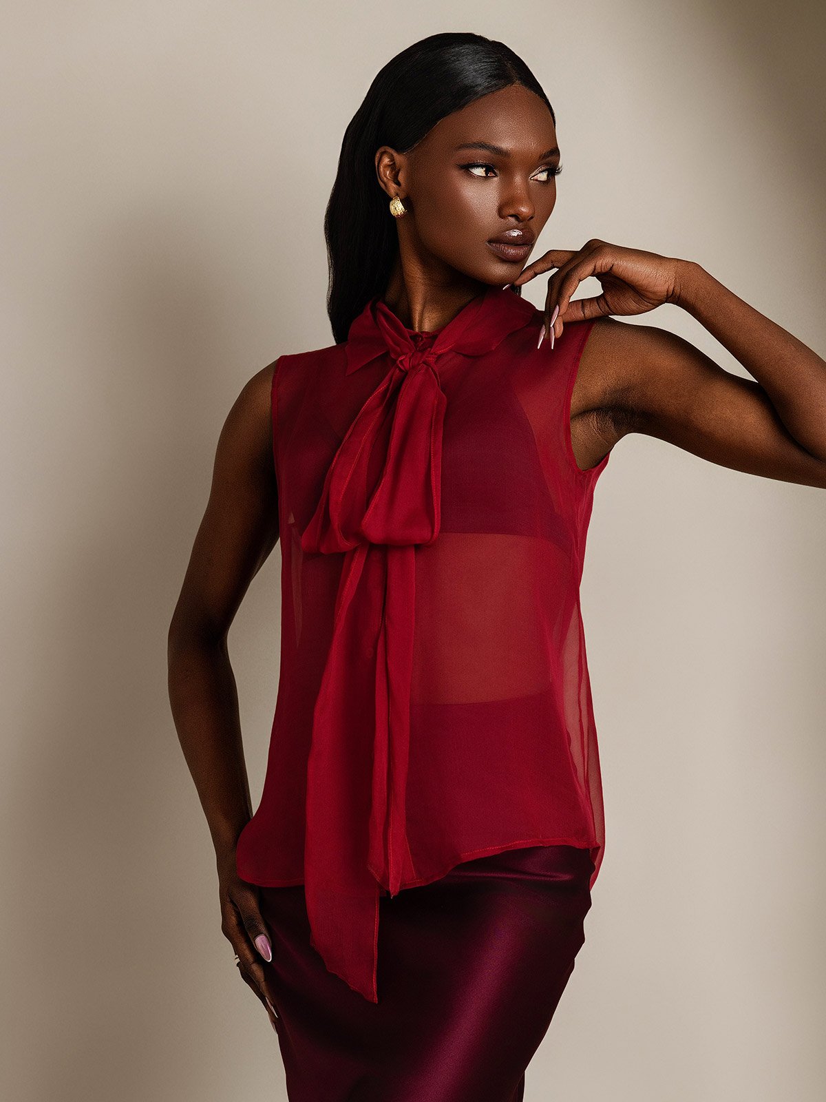 SilkSilky-FI Womens Shirt Viini 004