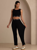 [Musta] SilkSilky-FI Womens Pants 001