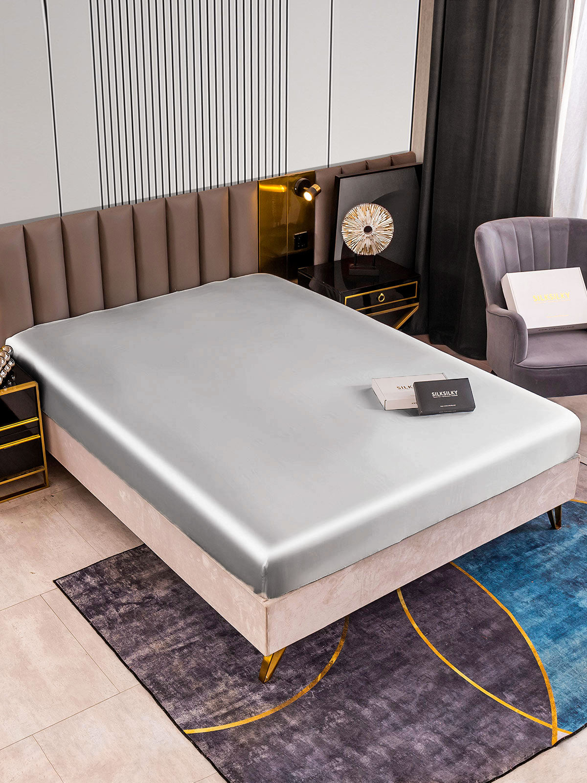 [Hopea] SilkSilky-FI 22Momme Pure Silk Sheet 002