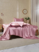 [VaaleanMauve+VaaleaPinkki] SilkSilky-FI 19Momme Bedding Set 002