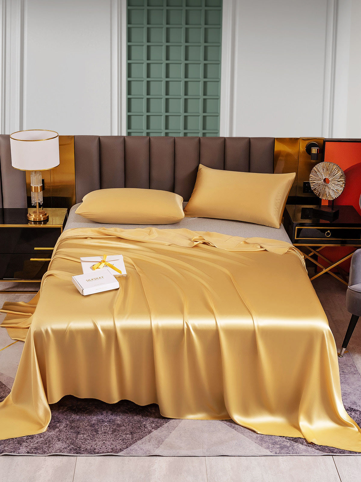 [Samppanja] SilkSilky-FI 25Momme Bedding Set 001