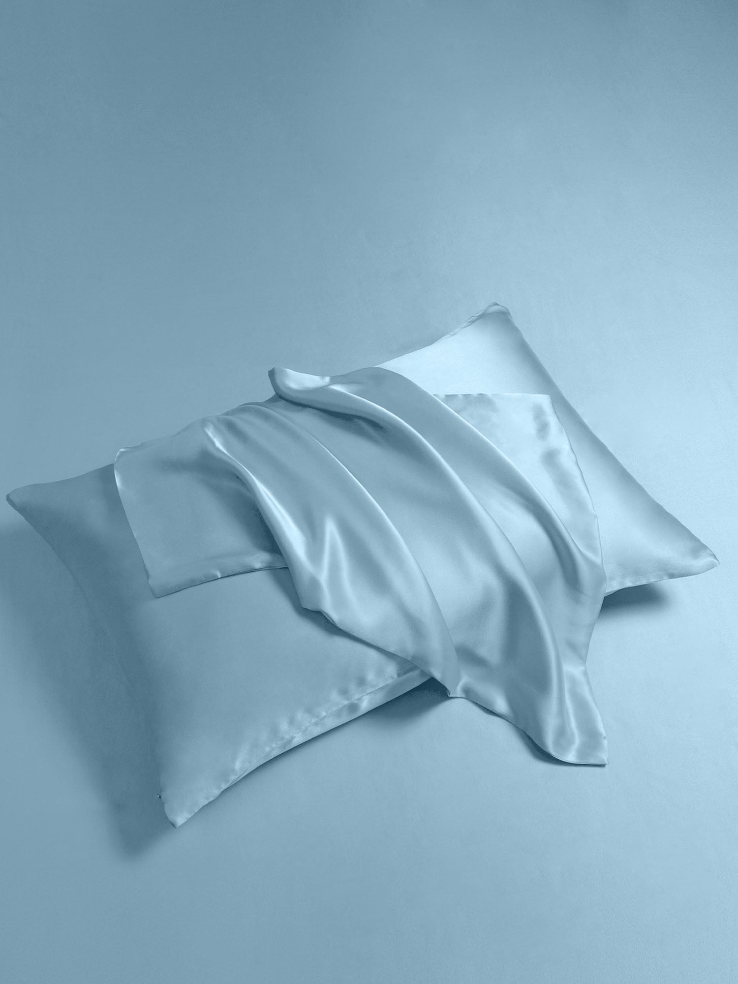 [Vaaleansininen] SilkSilky-FI 19Momme Vuodevaatteet Setti 005