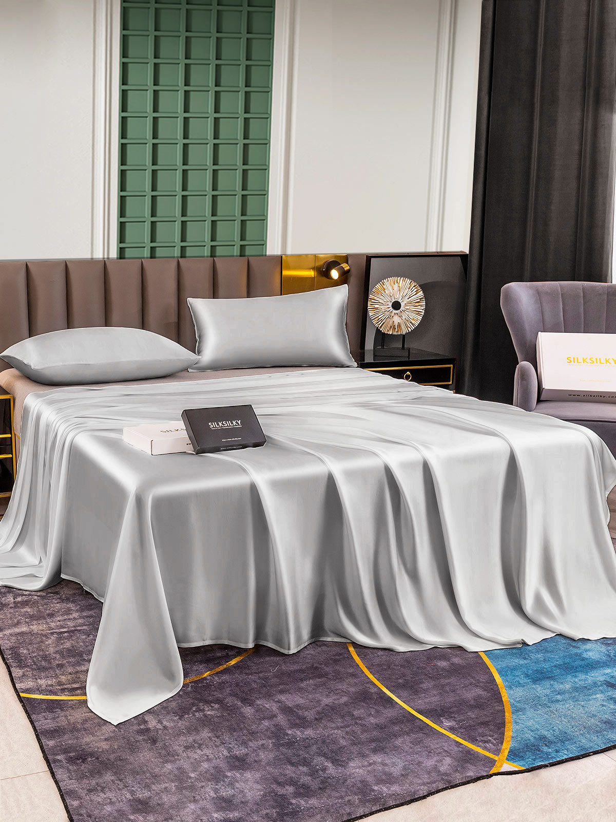 [Hopea] SilkSilky-FI 25Momme Bedding Set 001