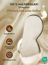 [Tumma Khaki] SilkSilky-FI Silmämaski 003