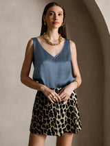 [Aito Petrooli] SilkSilky-FI Sleeveless V Neck Camisole Top 008