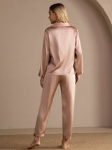 [Toscana] SilkSilky-FI Long Sleeve Notkokaulus Naisten Pyjamat 002