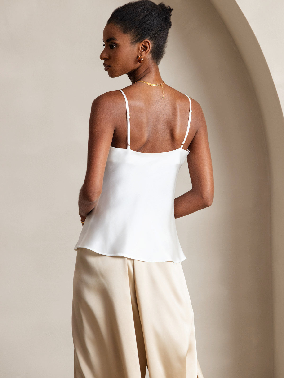 [Valkoinen] SilkSilky-FI Camisoles 002