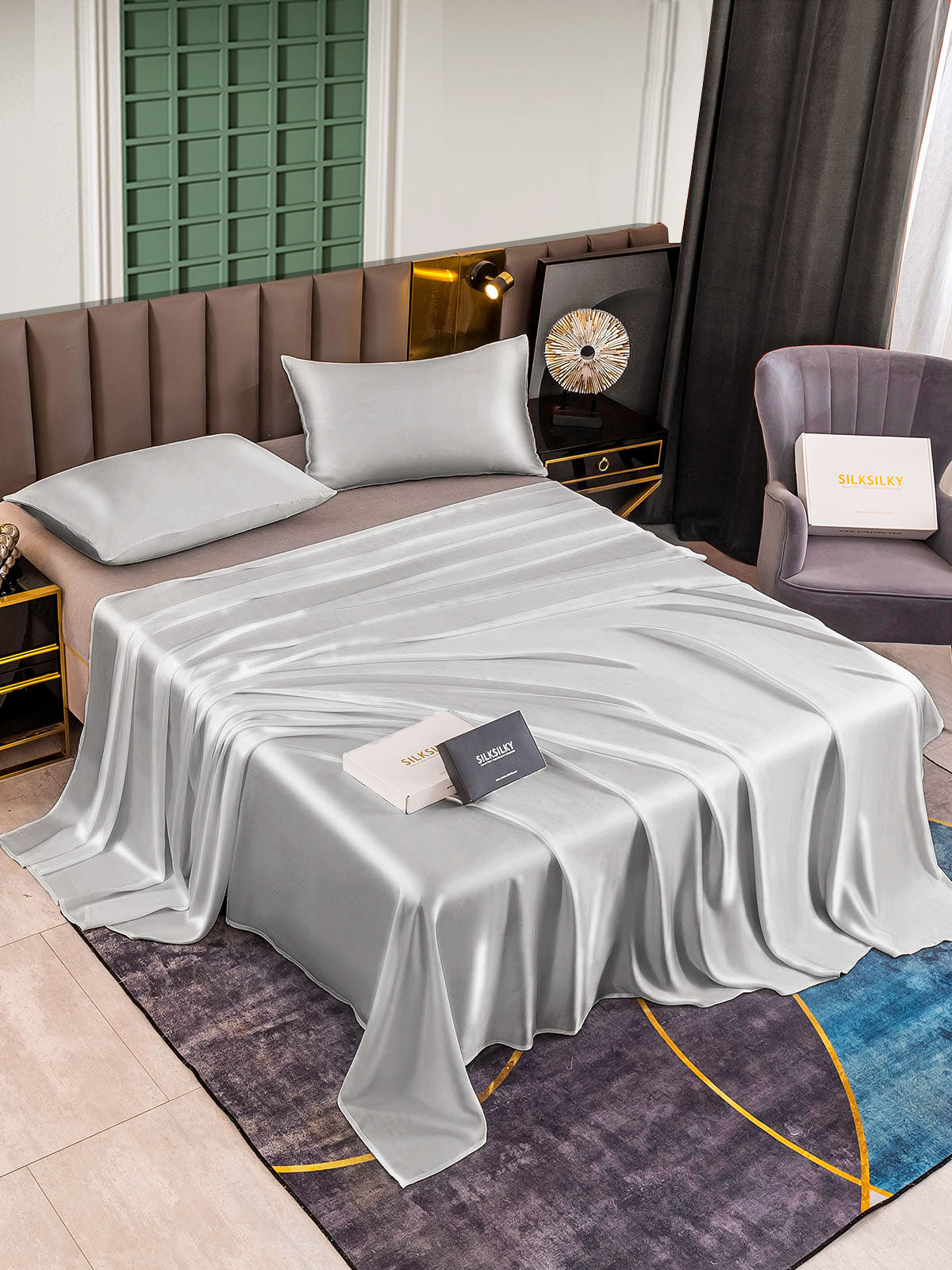 [Hopea] SilkSilky-FI 25Momme Bedding Set 003