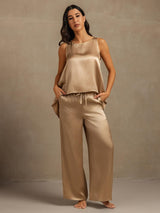 [Samppanja] SilkSilky-FI Sleeveless Scoop Neck Camisole Top 006