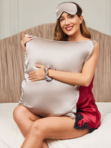 [Khaki] SilkSilky-FI 19Momme Pure Silk Pillowcase Set 004