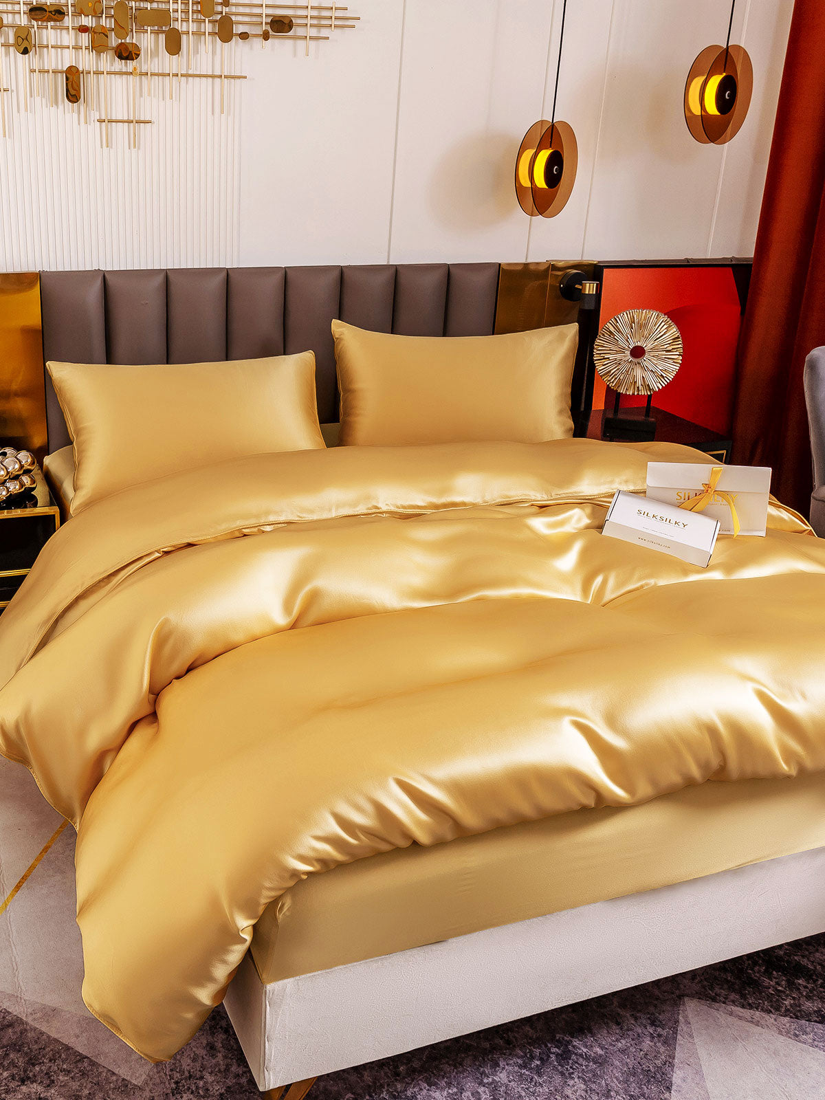 [Samppanja] SilkSilky-FI 19Momme Bedding Set 002