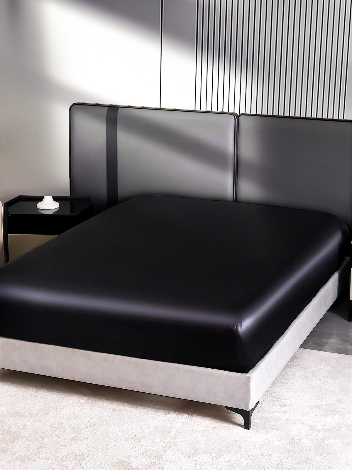 [Musta] SilkSilky-FI 22Momme Pure Silk Sheet 002