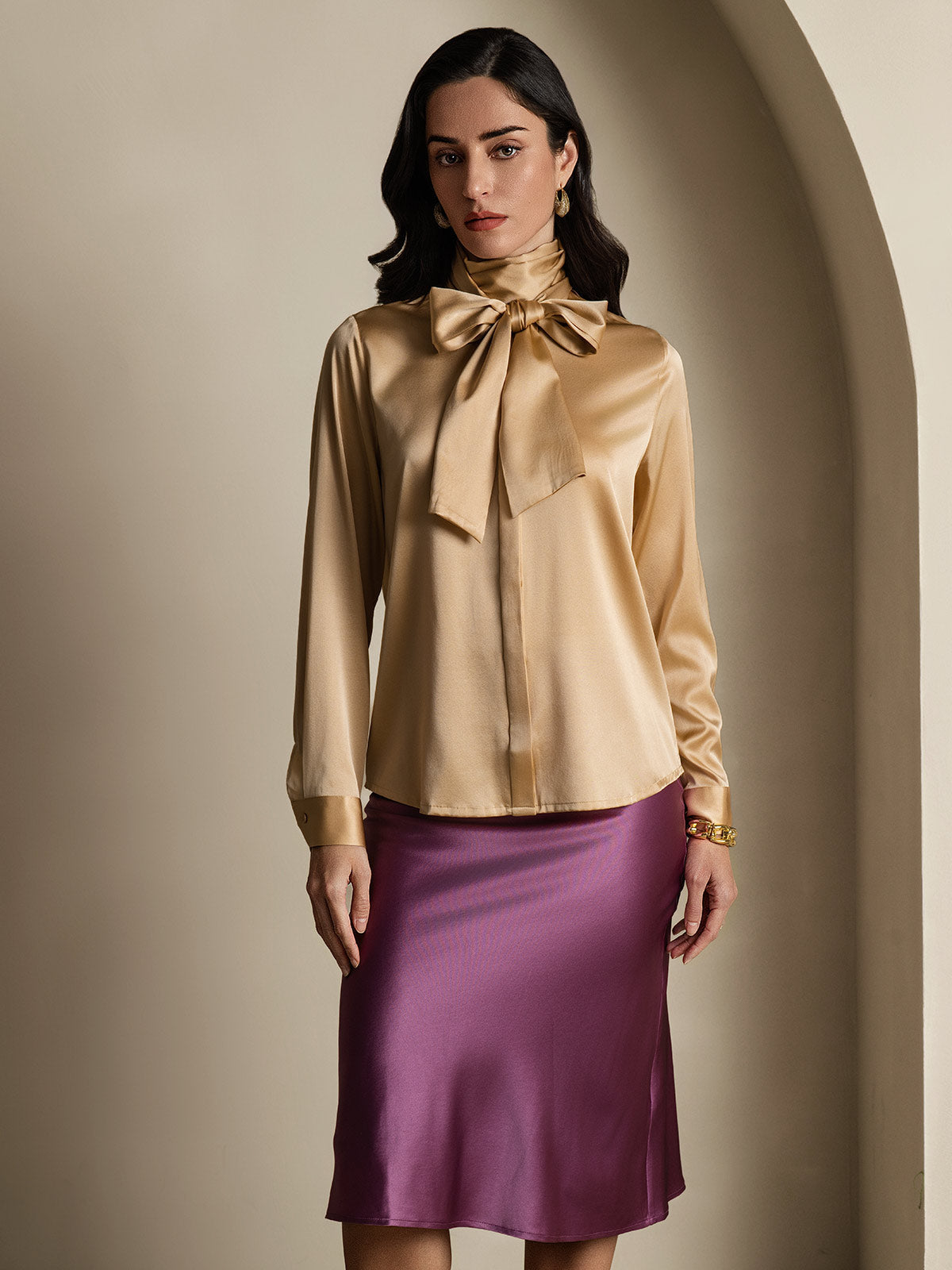 [Samppanja] SilkSilky-FI 19Momme Womens Shirt 001