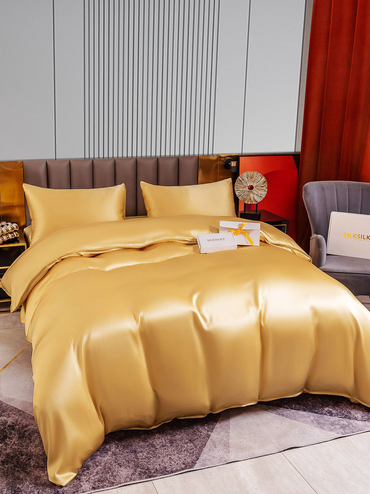 [Samppanja] SilkSilky-FI 22Momme Bedding Set 005