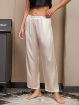 [Vaaleanbeige] SilkSilky-FI Women's Sleep Pants 004