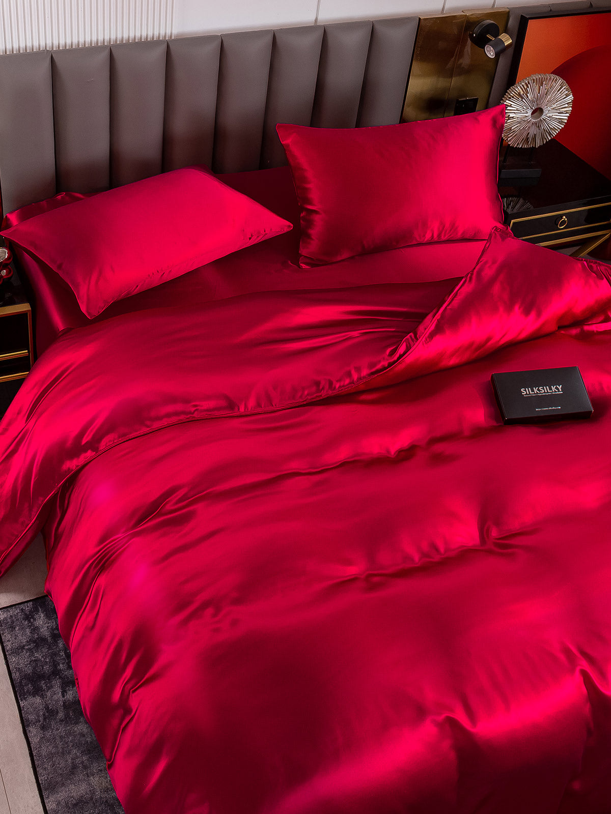 [Viini] SilkSilky-FI 19Momme Bedding Set 005