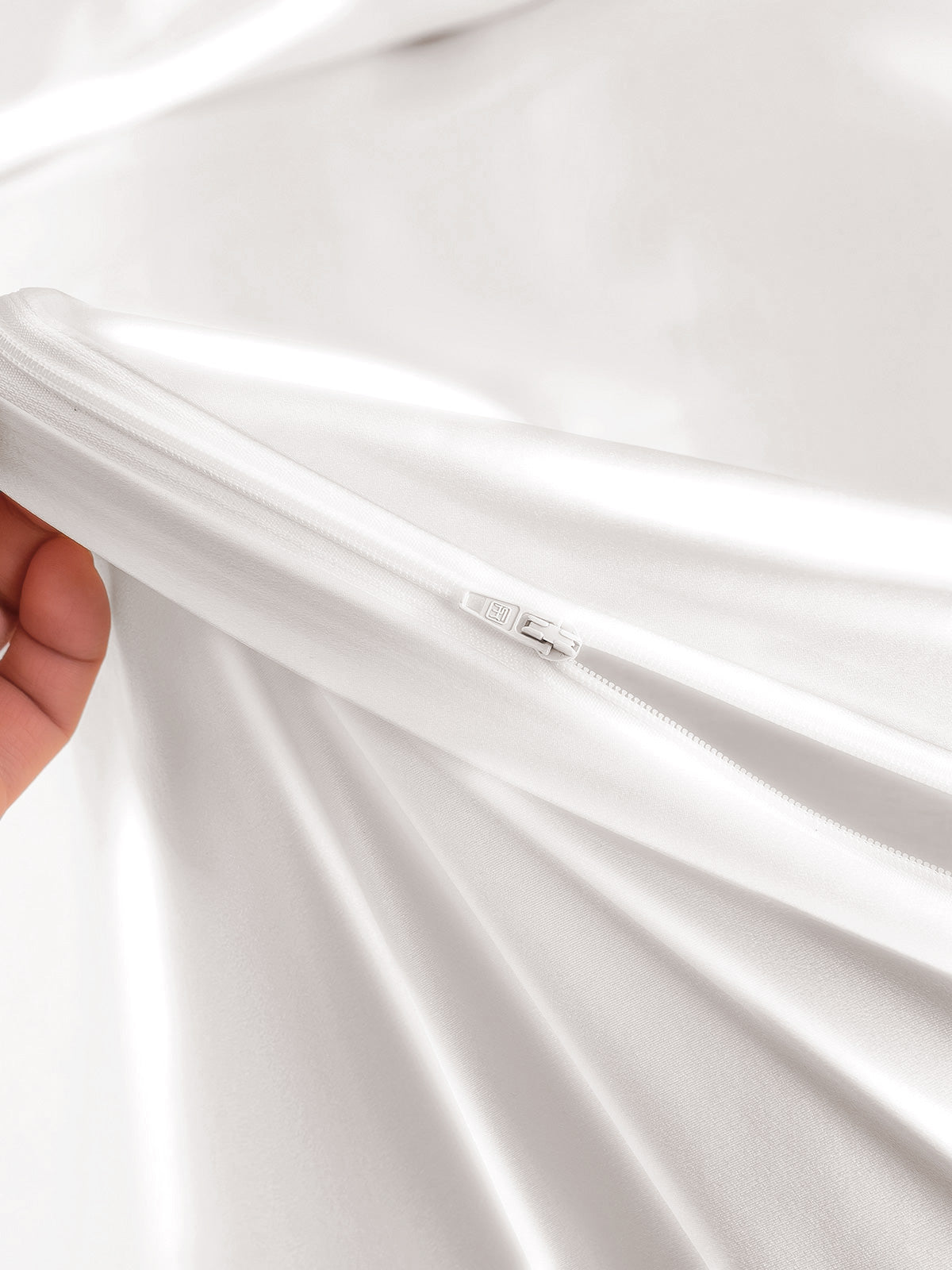 [Valkoinen] SilkSilky-FI 25Momme Bedding Set 005