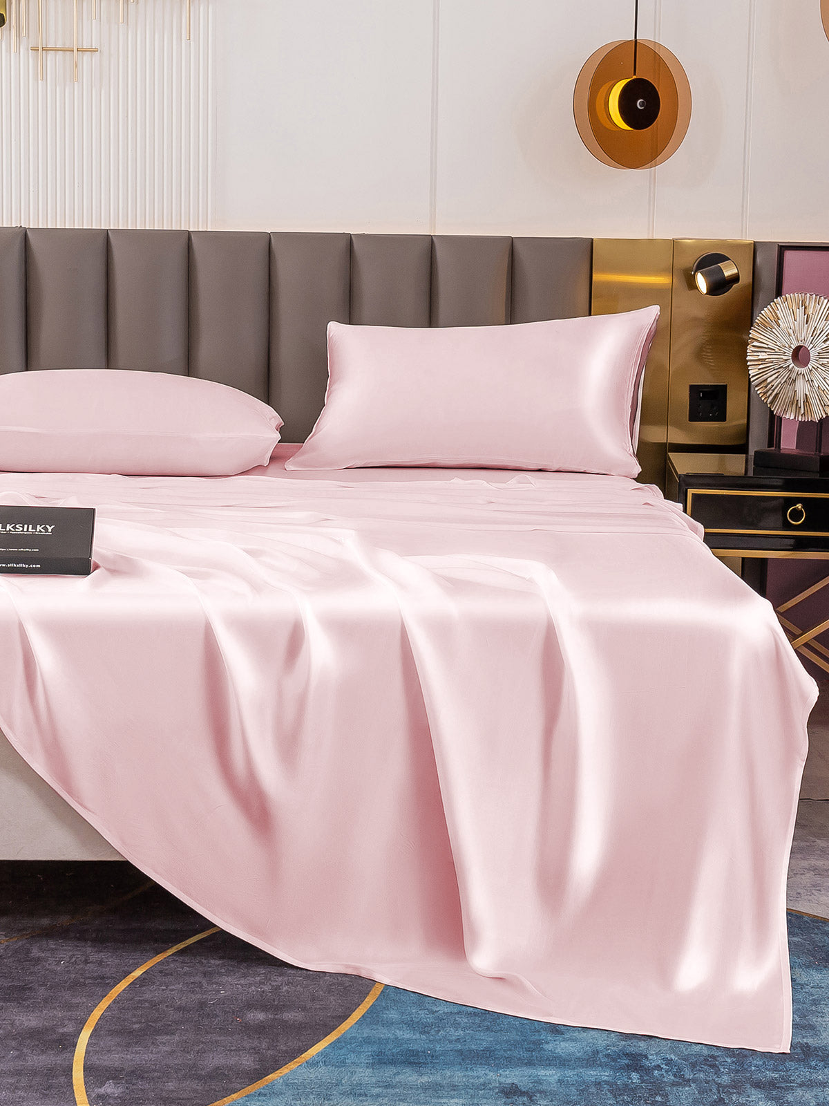 [Pinkki] SilkSilky-FI 19Momme Bedding Set 006