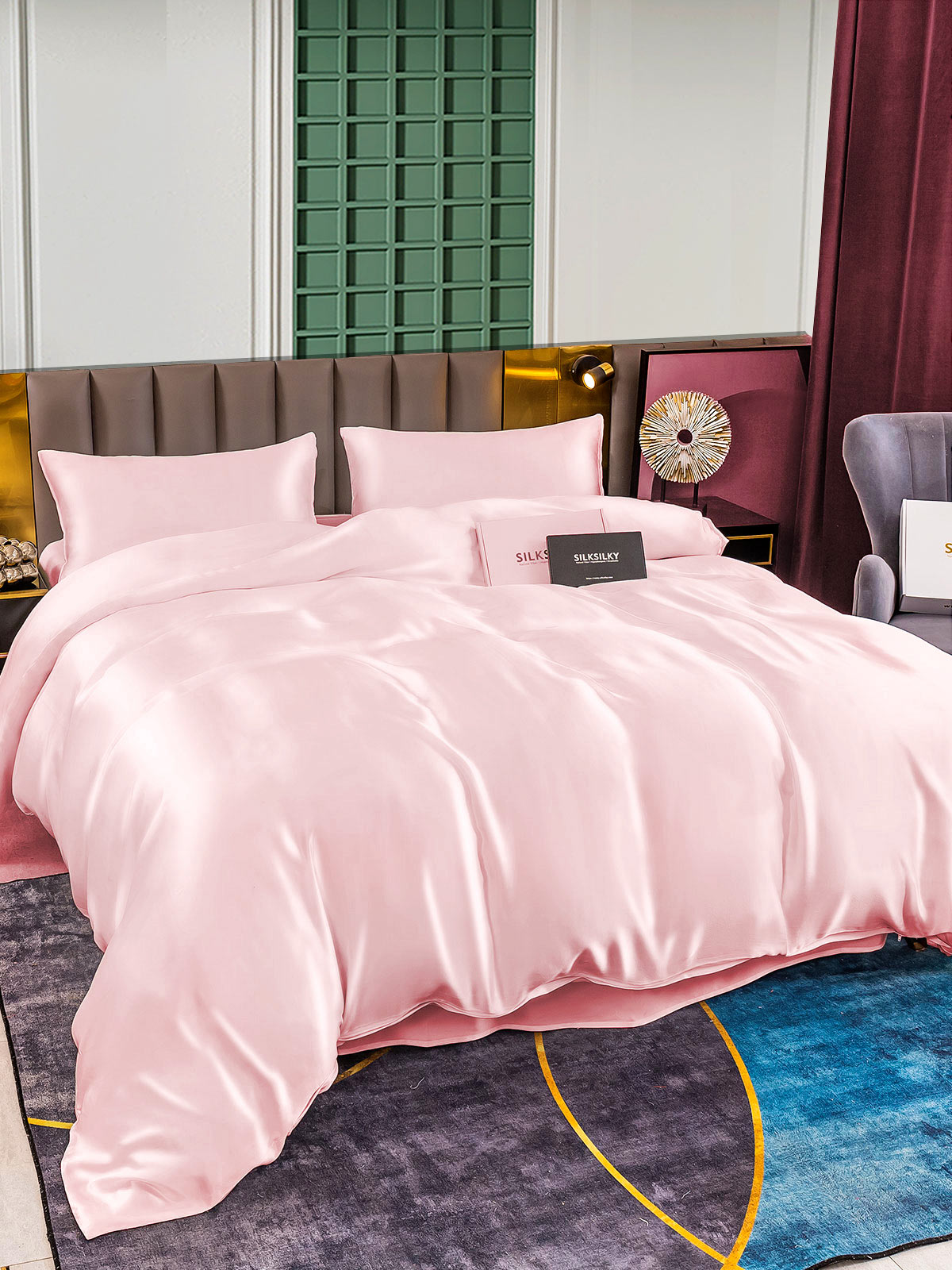 [Pinkki] SilkSilky-FI 25Momme Bedding Set 002