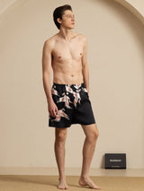 [Musta] SilkSilky-FI 19Momme Mens Sleep Bottoms 005