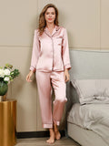 SilkSilky-FI Womens Pajamas Pinkki 004