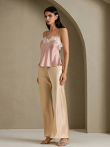 [Toscana] SilkSilky-FI Spaghetti Strap V Neck Camisole Top 006
